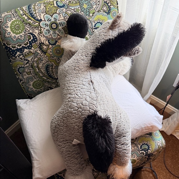 Plush Grey Stuffed Horse - Picture 5 of 8